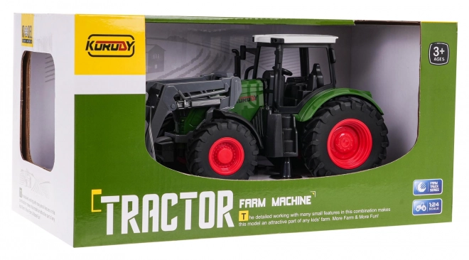 Zelený traktor se Spyche