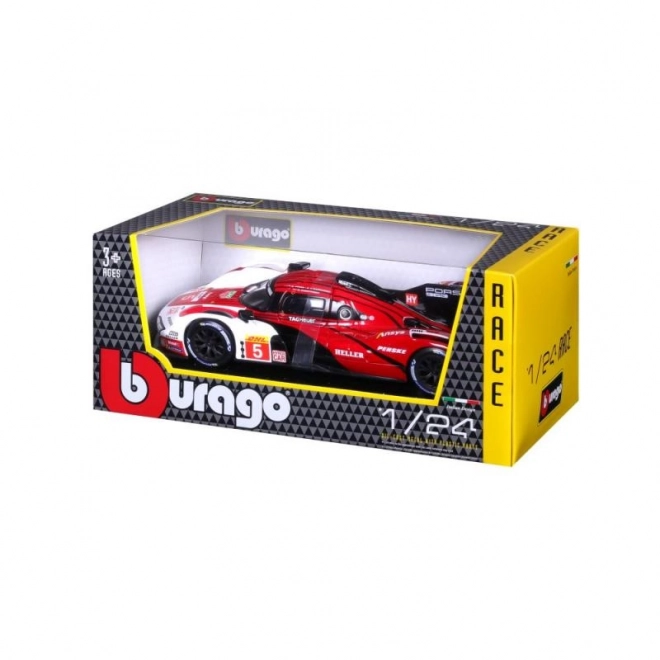 Bburago 1:24 Racing - Porsche 963 - White/Red #5