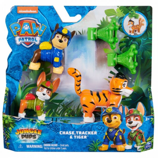 Figurky Psí hlídky: Jungle Patrol, Chase a Tracker