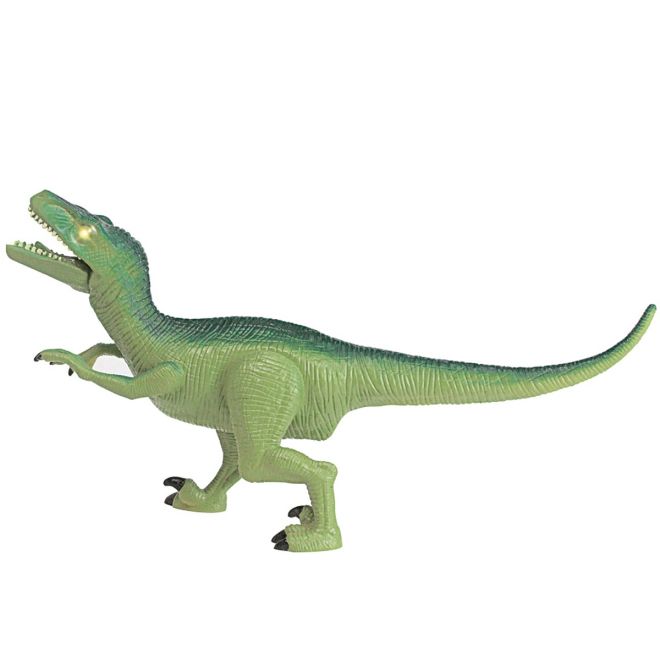 Dinosaurus světlo, zvuk, Raptor zelený