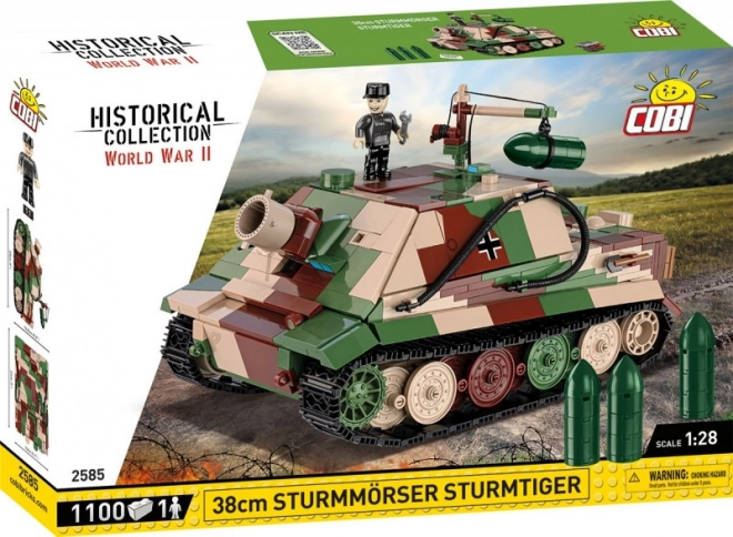 COBI 2585 II WW 38 cm Sturmmorser Sturmtiger, 1:28, 1100 k, 1 f