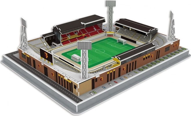 STADIUM 3D REPLICA 3D puzzle Stadion Vicarage Road Watford 59 dílků