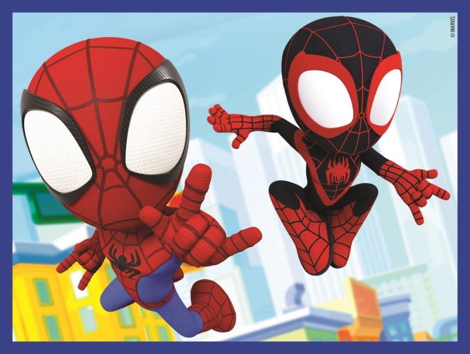 CLEMENTONI Obrázkové kostky Spidey a jeho úžasní přátelé, 12 kostek