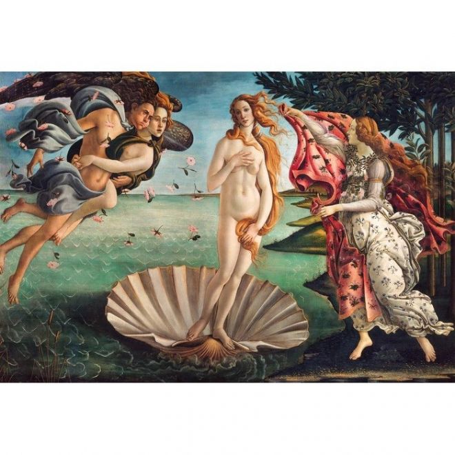 Puzzle 2000 prvků Botticelliho Zrození Venuše