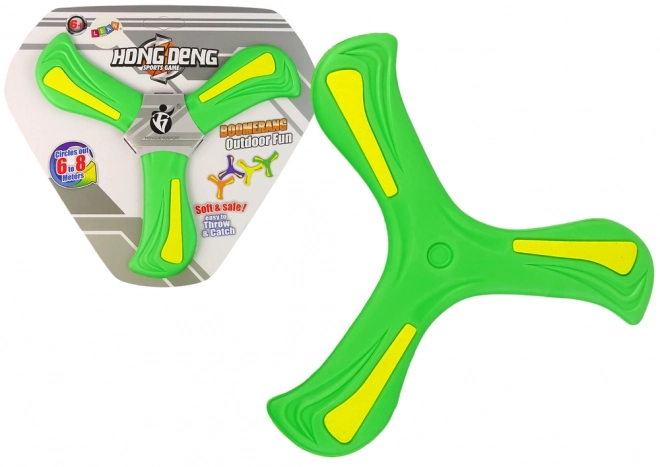 Bumerang Flying Throwing Disc Green pro děti