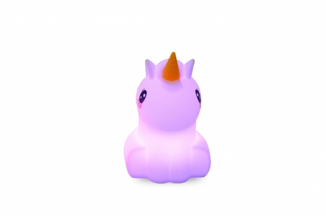 Silikonové noční světlo s dálkovým ovládáním měnící barvu Unicorn
