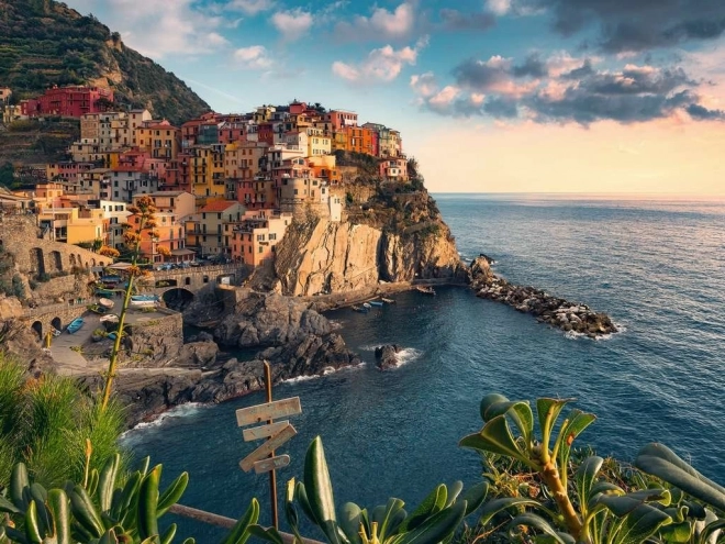 Puzzle Ravensburger 1500 dílků s výhledem na Cinque Terre