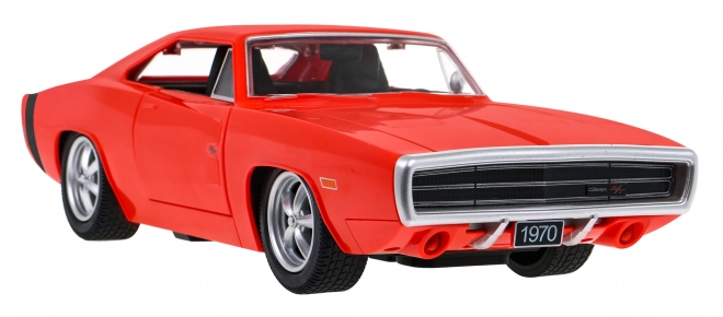 1970 Dodge Charger RT červený RASTAR model 1:16 Dálkově ovládané auto + pilot