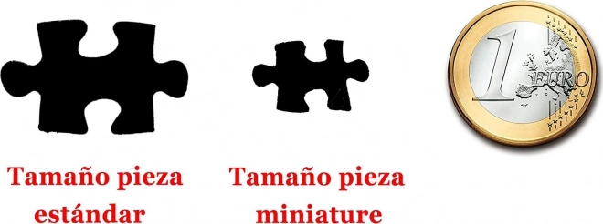 EDUCA Miniaturní puzzle Svět 1000 dílků