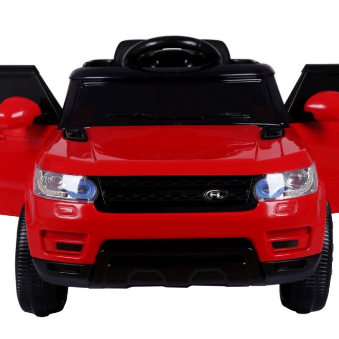 Elektrické autíčko červené + dálkové ovládání + bezpečnostní funkce + MP3 LED