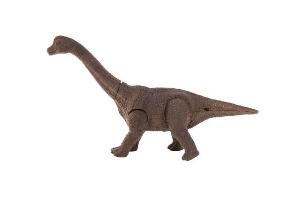 Dinosaurus na ovládání IC plast 27cm na baterie se světlem se zvukem v krabičce 33x21x10cm