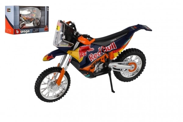 Bburago červený Bull KTM Rally Dakar 2019 motocykl 1:18