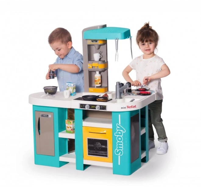 Kuchyňka Studio Tefal XL Bubble modro-žlutá elektronická