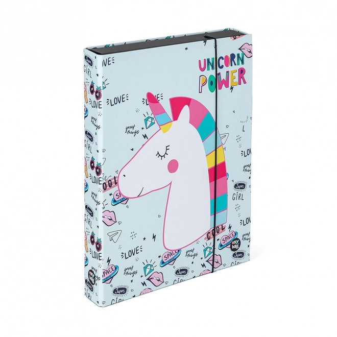 Box na sešity A4 Jumbo Unicorn iconic