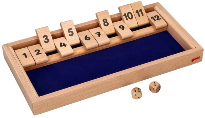 Goki Shut the box stolní hra pro 2 hráče