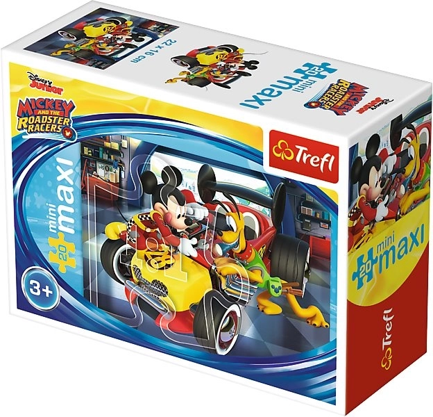 TREFL Puzzle Mickey Mouse: Příprava na závod 20 dílků