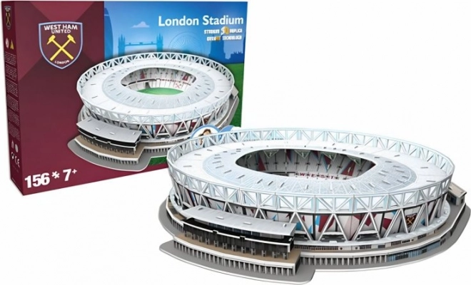 STADIUM 3D REPLICA 3D puzzle Stadion London - West Ham United FC 156 dílků