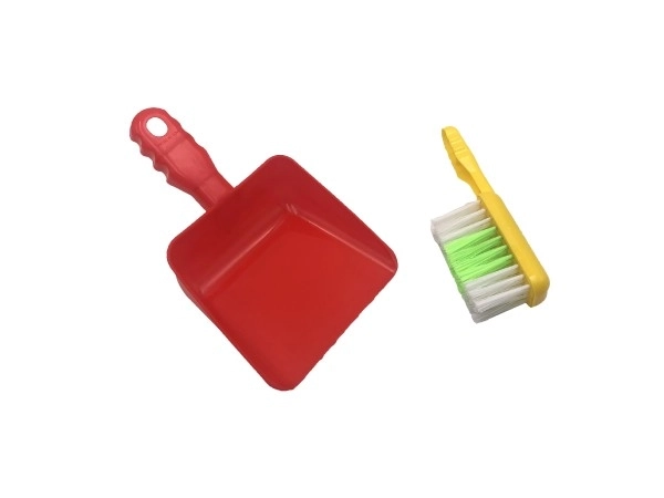 Uklízecí sada/uklízečka plast smetáček + lopatka na kartě 21x26x5cm