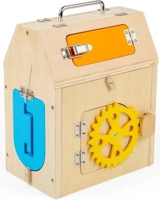 Bigjigs Toys Activity board Domeček pro děti