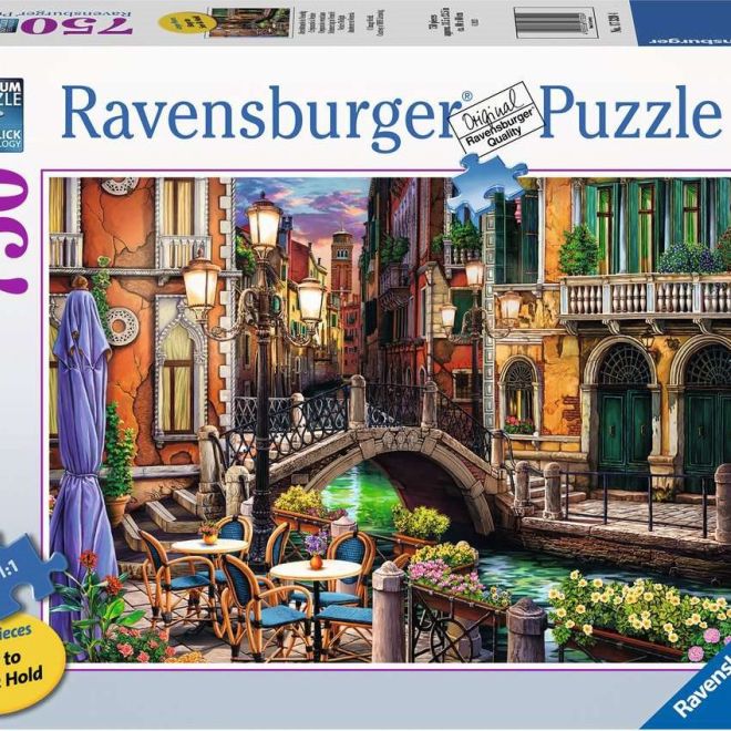 RAVENSBURGER Puzzle Za soumraku v Benátkách XL 750 dílků