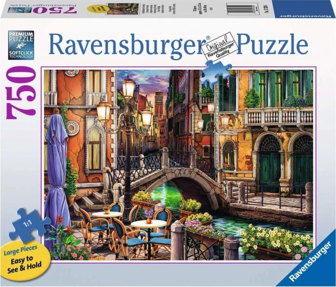 RAVENSBURGER Puzzle Za soumraku v Benátkách XL 750 dílků