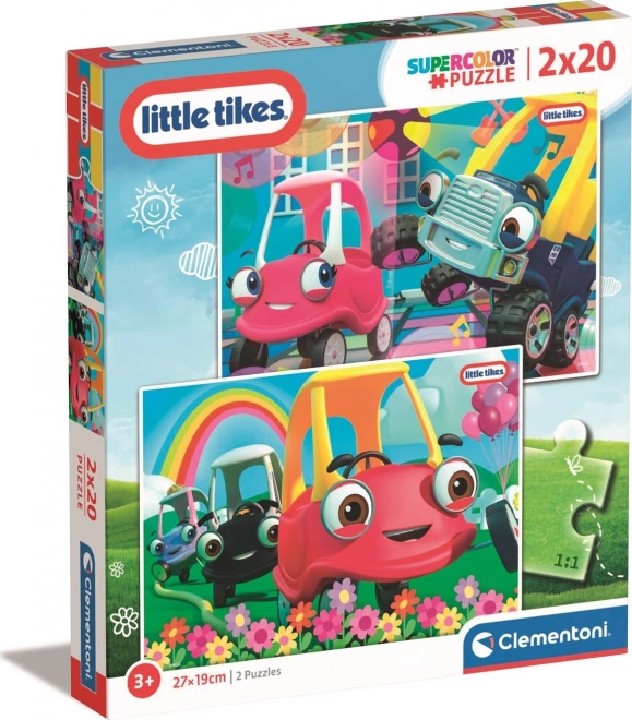 CLEMENTONI Puzzle Little Tikes 2x20 dílků