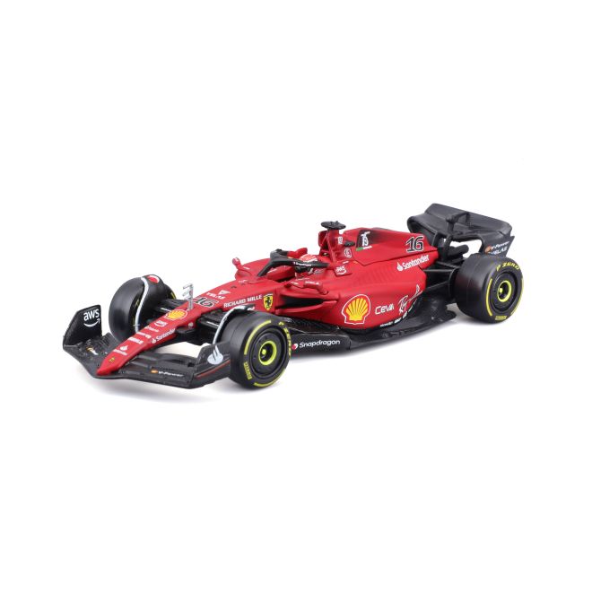 Bburago 1:43 Formula F1 Ferrari Scuderia F1-75 (2022) nr.16 Charles Leclerc  - with driver