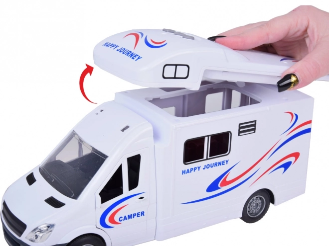 Kempovací auto s realistickými efekty
