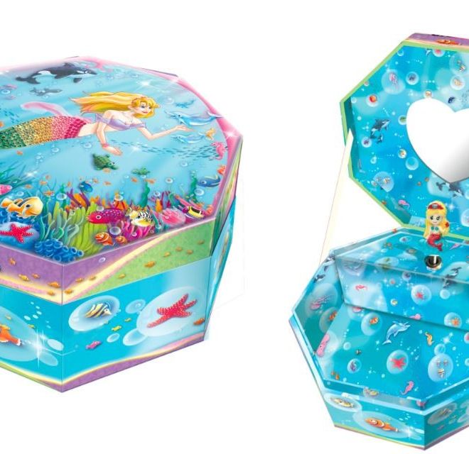 Osmistěnná hrací skříňka Pecoware - Mořská panna