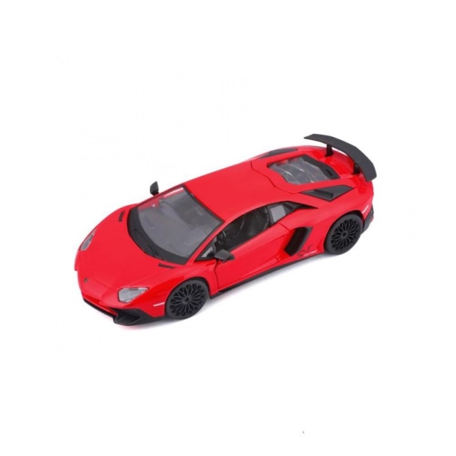 Kovový model Bburago Lamborghini Aventador červený 1:24