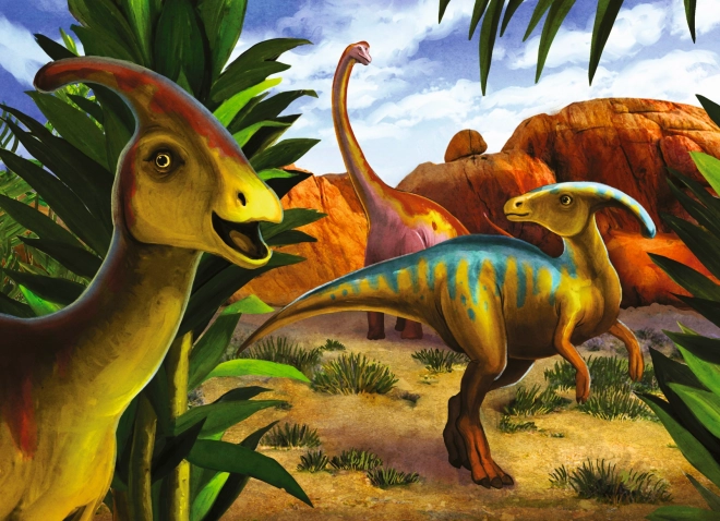 TREFL Puzzle Svět dinosaurů: Parasaurolophus 20 dílků