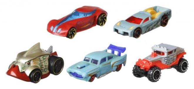 Hot Wheels měnící barvu 5-dílná sada autíček