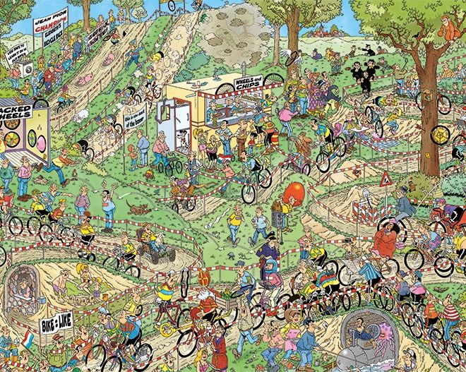 Puzzle 1000 prvků Cyklistický závod