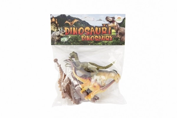 Dinosaurus plast 16-18cm 5ks v sáčku