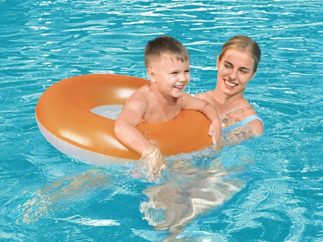 Nafukovací kruh Bestway oranžový 76 cm – Oranžová