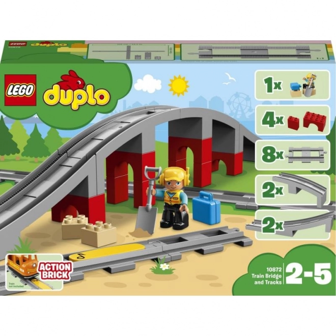 LEGO Duplo 10872 Doplňky k vláčku – most a koleje