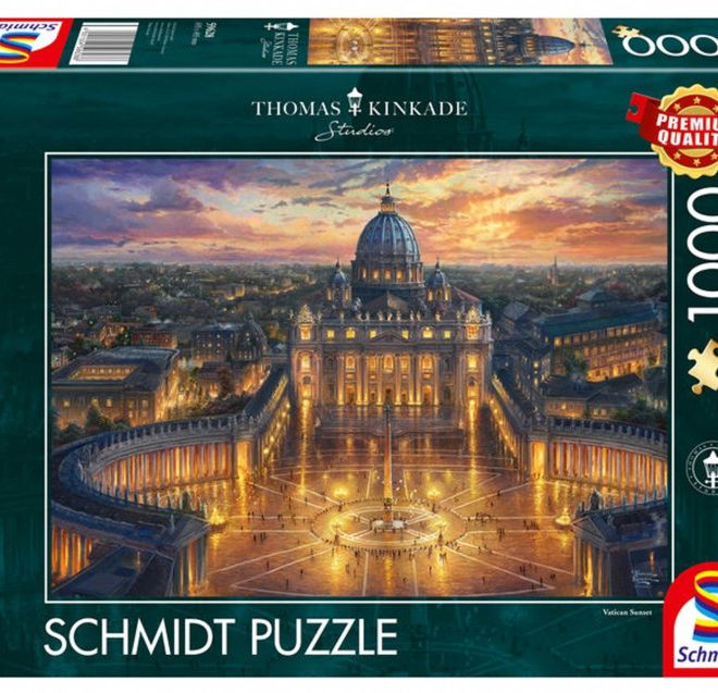 Puzzle prémiové kvality 1000 dílků THOMAS KINKADE Vatikán