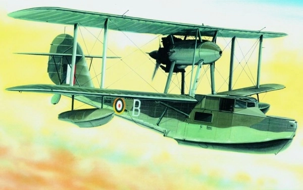 Model Supermarine Walrus 1:48 23,6x29cm v krabici 34x19x5,5cm