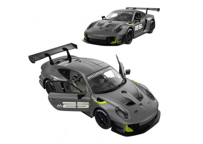 Rastar 1:18 Porsche 911 GT2 Grey 68 dílků RC stavebnice