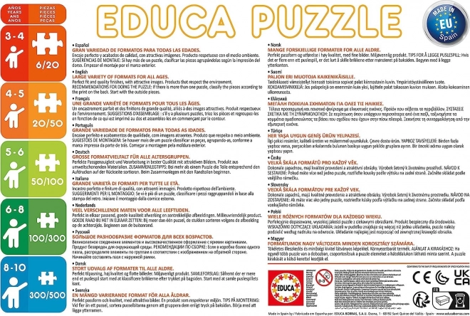 EDUCA Puzzle Mezi živly 2x48 dílků