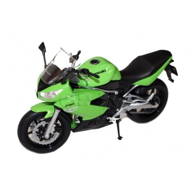 Welly Motocykl Kawasaki Ninja 650R 1:10 zelený