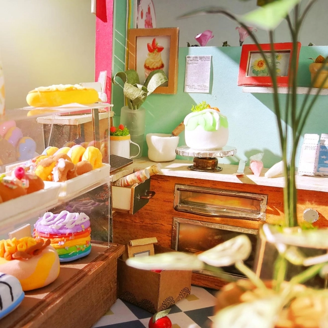 Cukrárna - DIY miniaturní domek