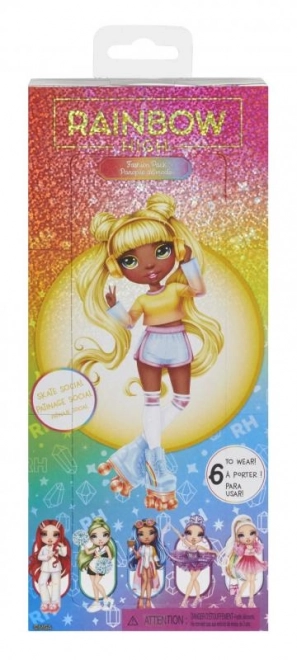 Ubrání Rainbow High Setkání na skateboardu