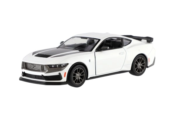 Auto Kinsmart 2024 Ford Mustang Dark Horse 1:38 kov/plast 12,5cm 4 barvy na zpětné nat. 12ks v boxu