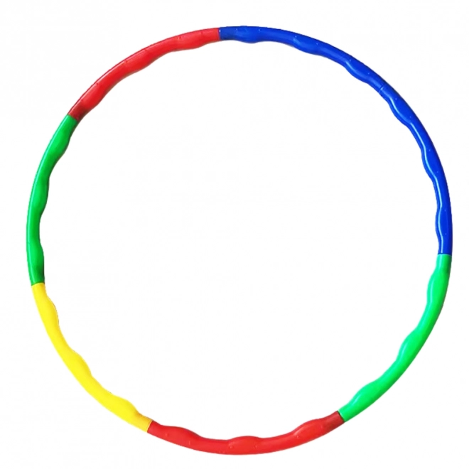 Barevná skládací Hula Hoop s masážními výstupky