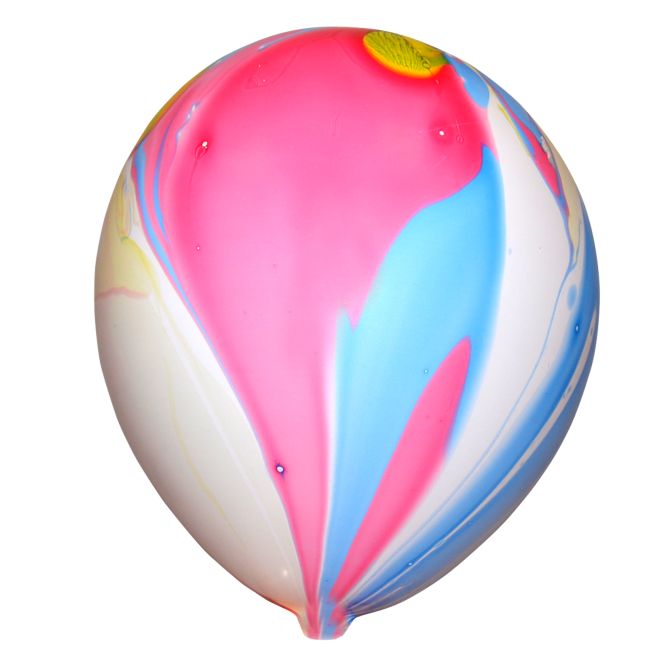 Duhový balónek nafukovací 30 cm - sada 10 kusů