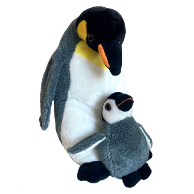 Maskot tučňáka s mládětem 33 cm