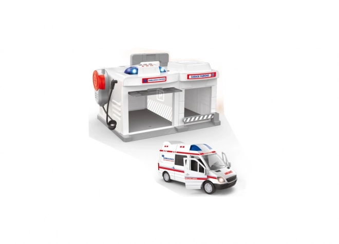 Ambulance hrací set – garáž