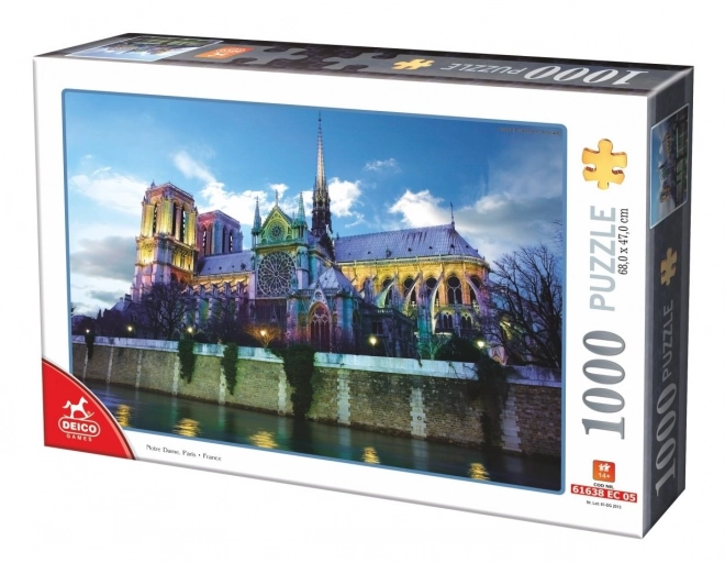 Puzzle Notre Dame Paříž 1000 dílků