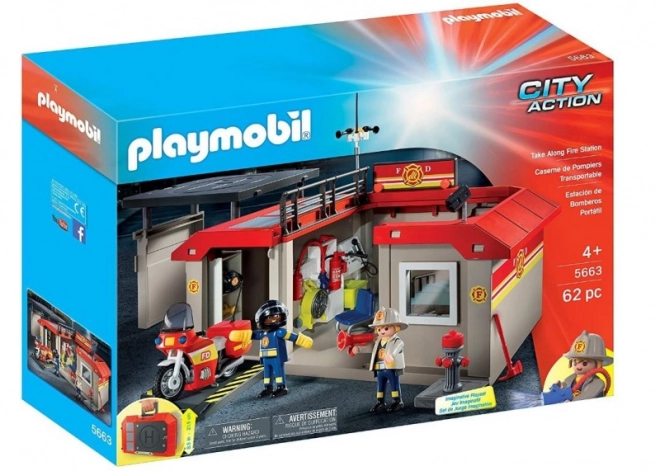 Playmobil 5663 Přenosná požární stanice